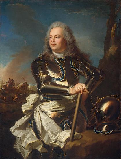 Hyacinthe Rigaud Portrait of Louis Henri de La Tour d Auvergne Germany oil painting art